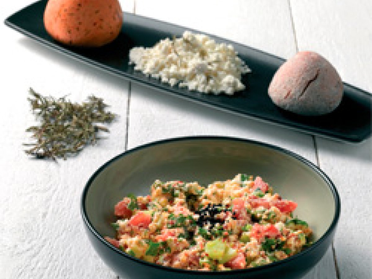 Çökelek salatası tarifi