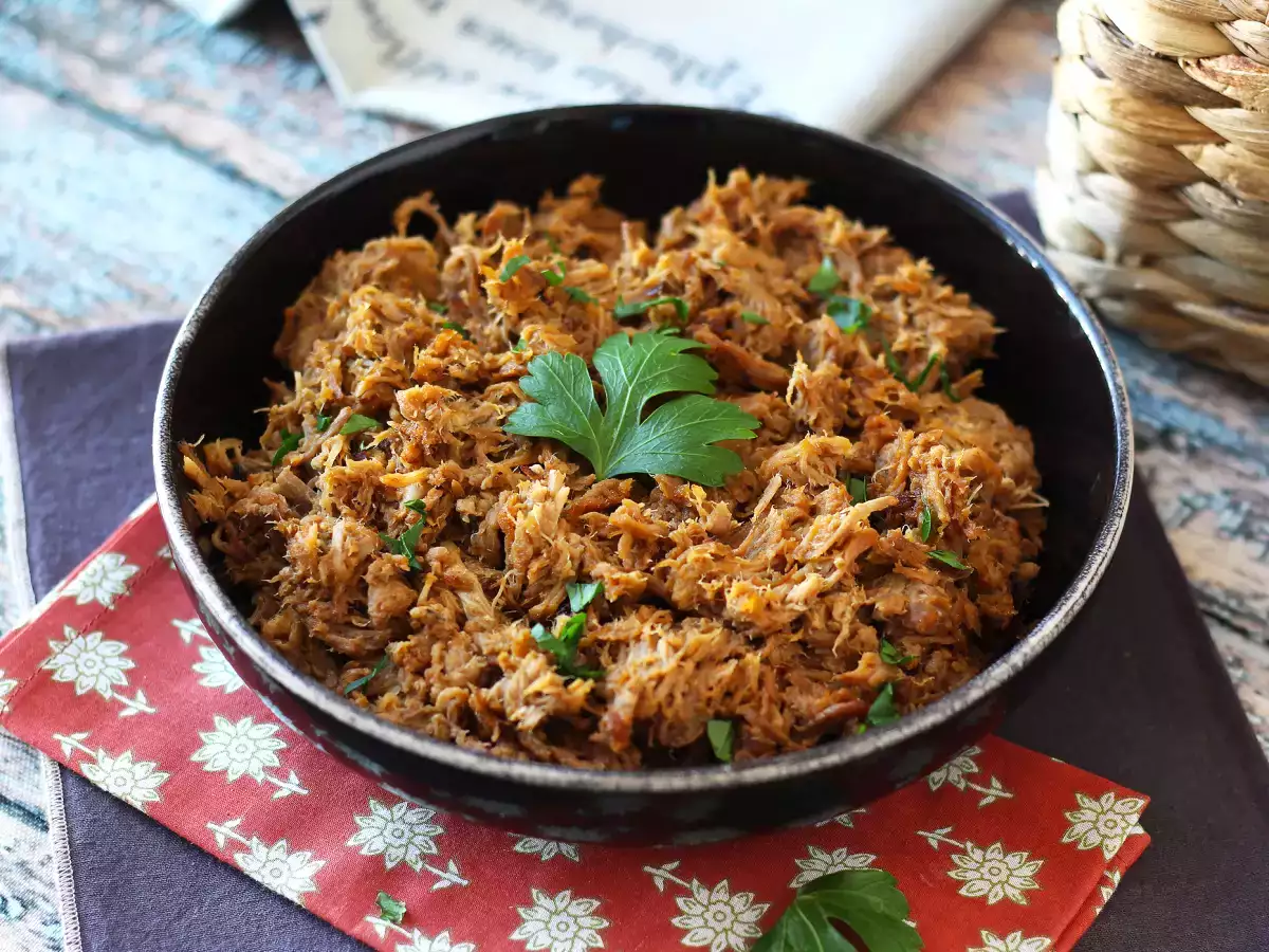 Cookeo’da çekilmiş domuz eti (pulled pork) - fotoğraf 2