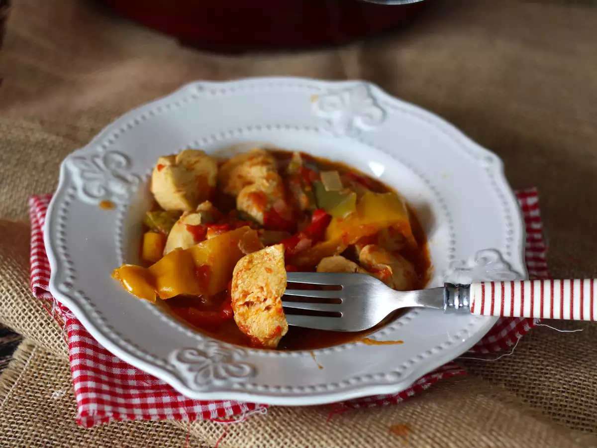 Cookeo'da Ekspres Basquaise tavuk - fotoğraf 2