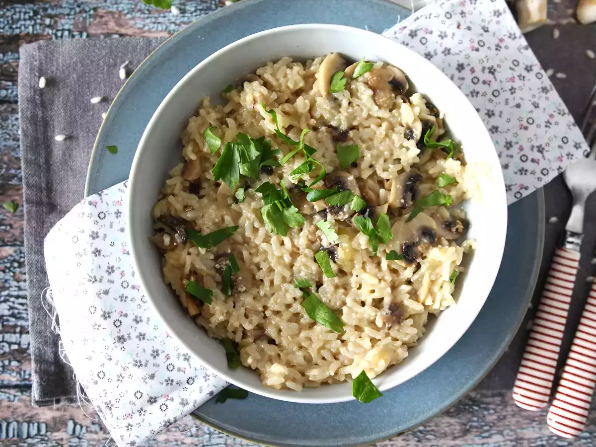 Cookeo'da mantarlı risotto - fotoğraf 2