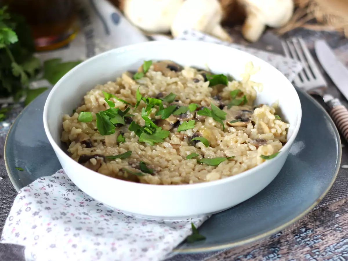 Cookeo'da mantarlı risotto - fotoğraf 5