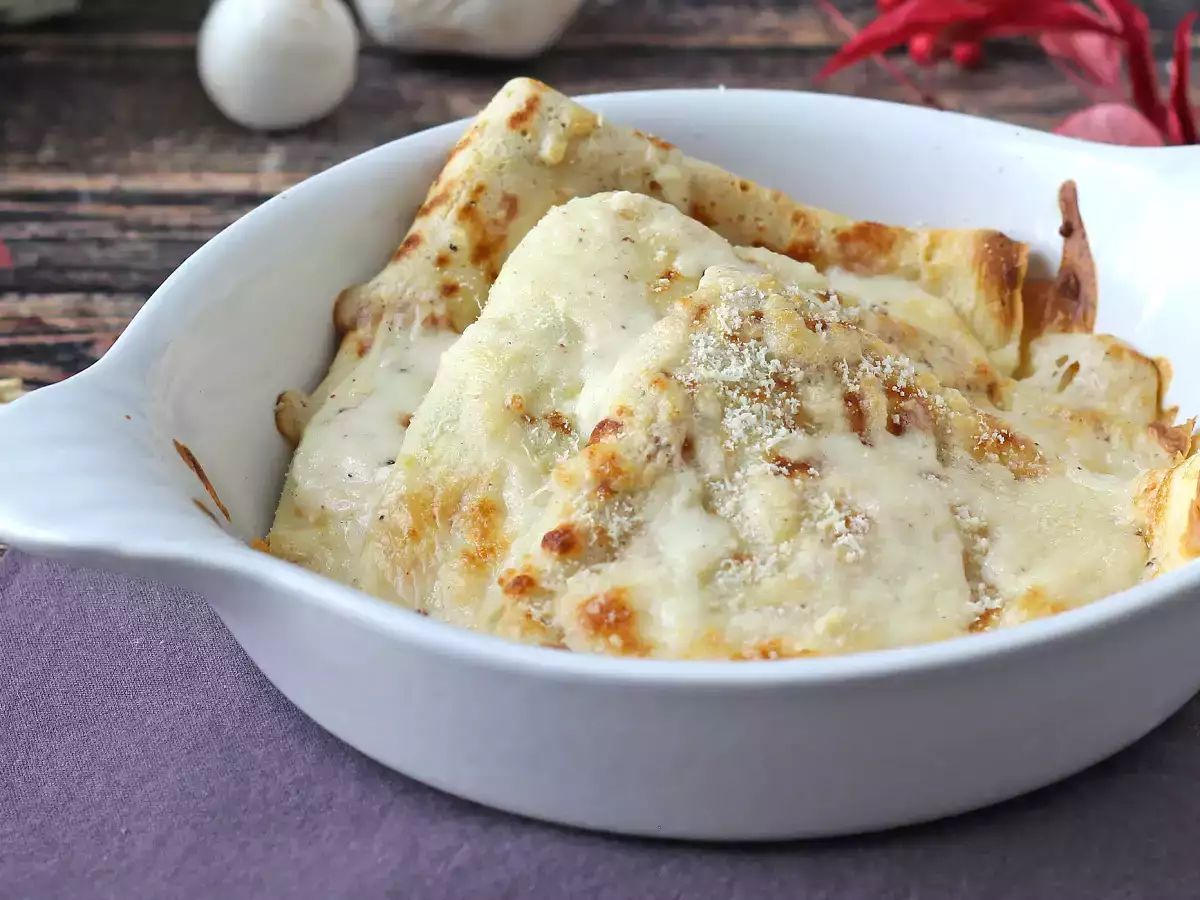 Crespelle ricotta ve mantar: her durum için mükemmel kremalı vejetaryen tarif - fotoğraf 3