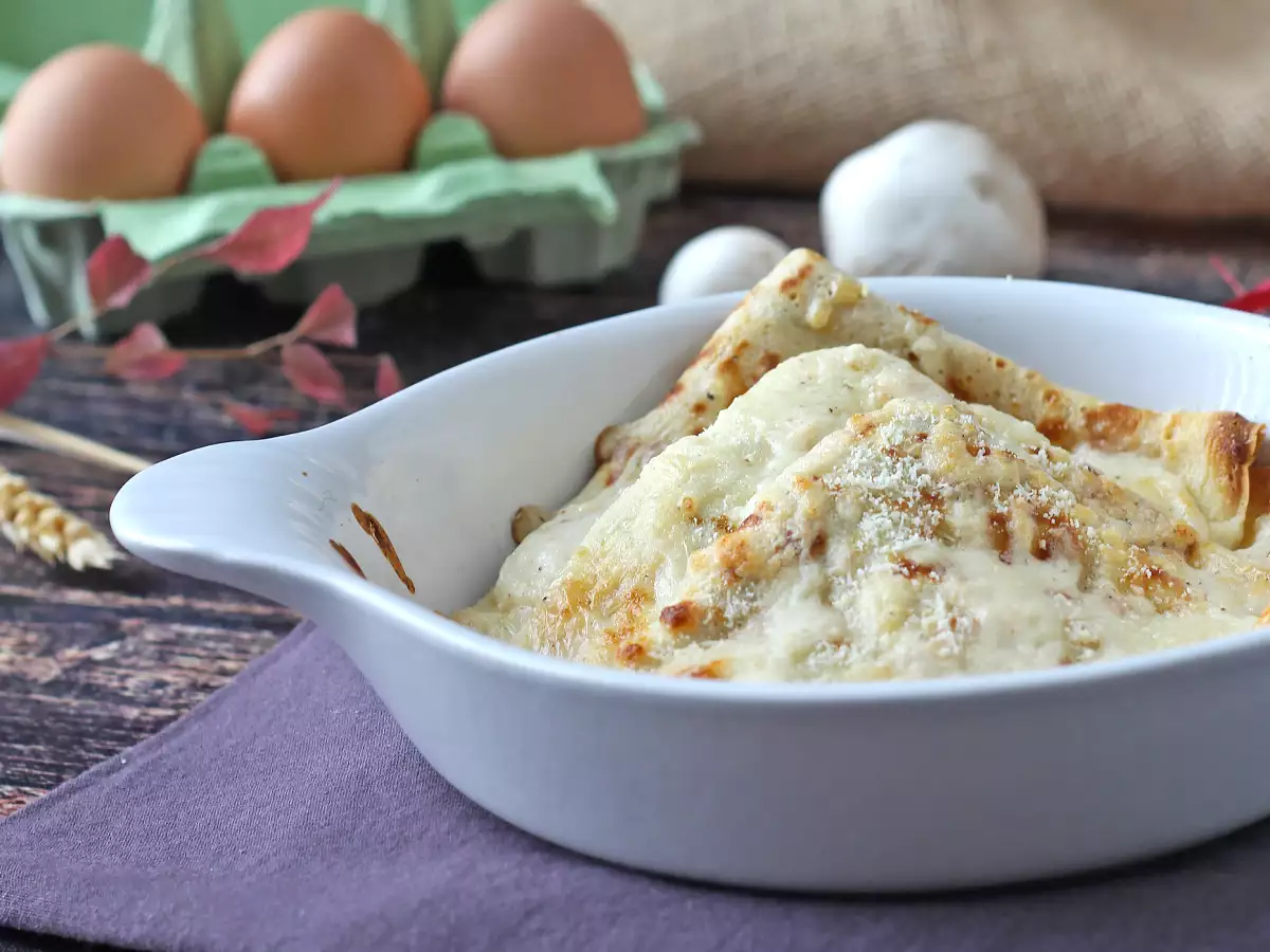 Crespelle ricotta ve mantar: her durum için mükemmel kremalı vejetaryen tarif - fotoğraf 5
