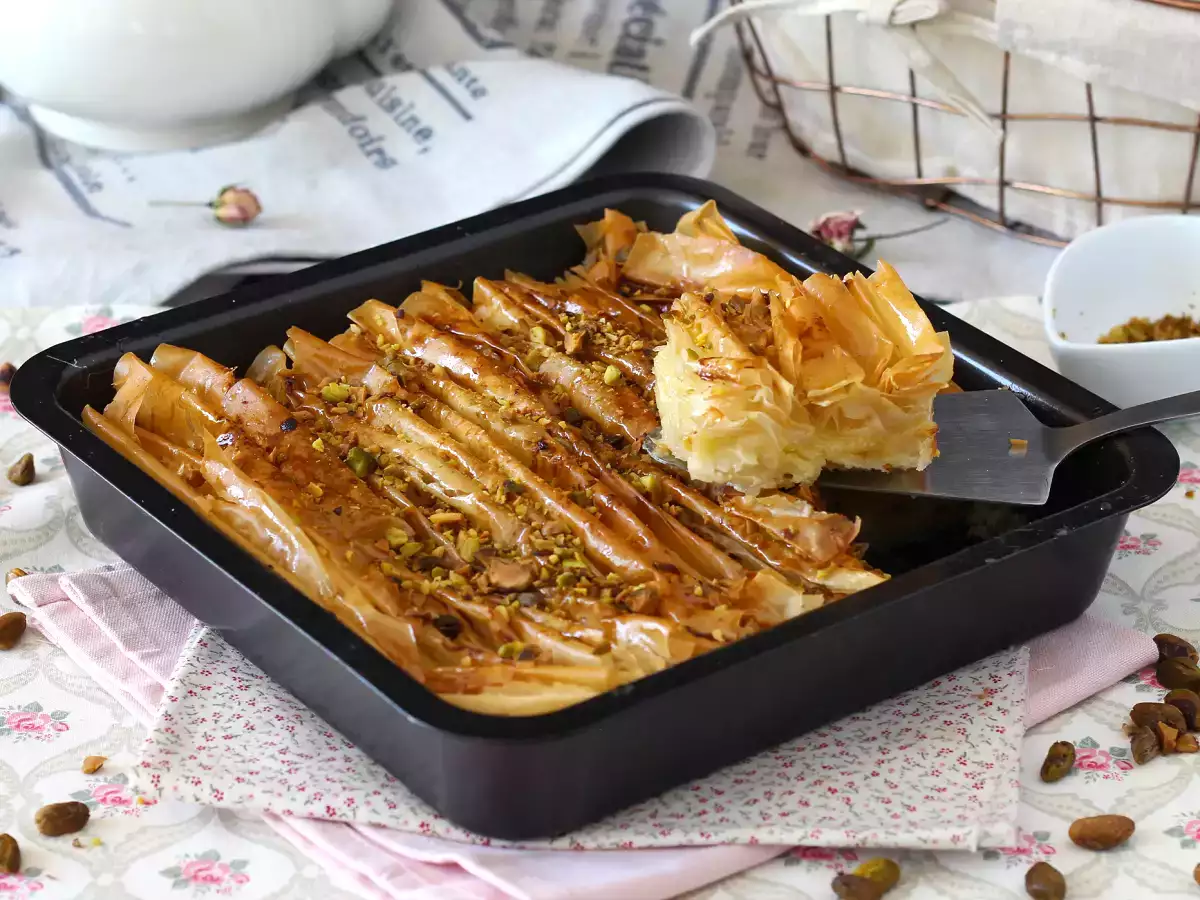 Crinkle kek, yapması kolay süper çıtır kek - Laz Borek turc facile - fotoğraf 2