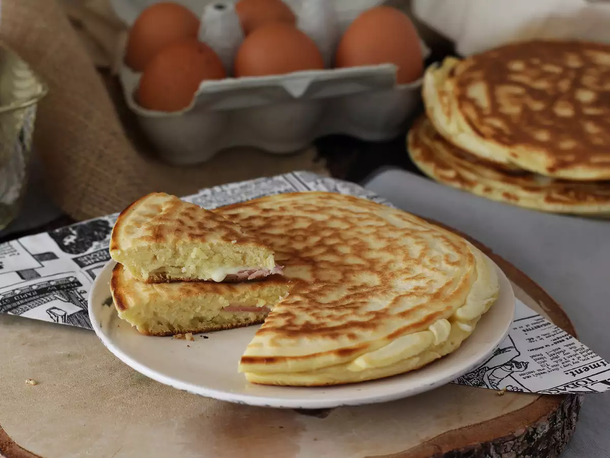 Croque pankek tarifi - fotoğraf 4