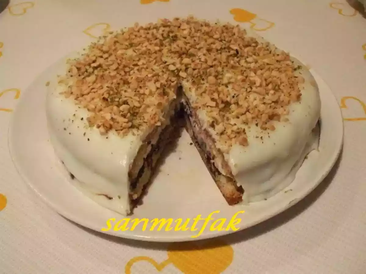 DAMLASAKIZLI MUHALLEBİLİ PASTA VE TEŞEKKÜRLERİM