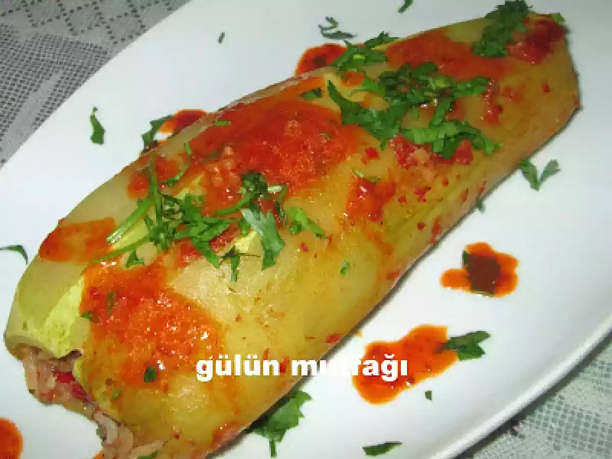 DEĞİŞİK BİR KABAK DOLMASI