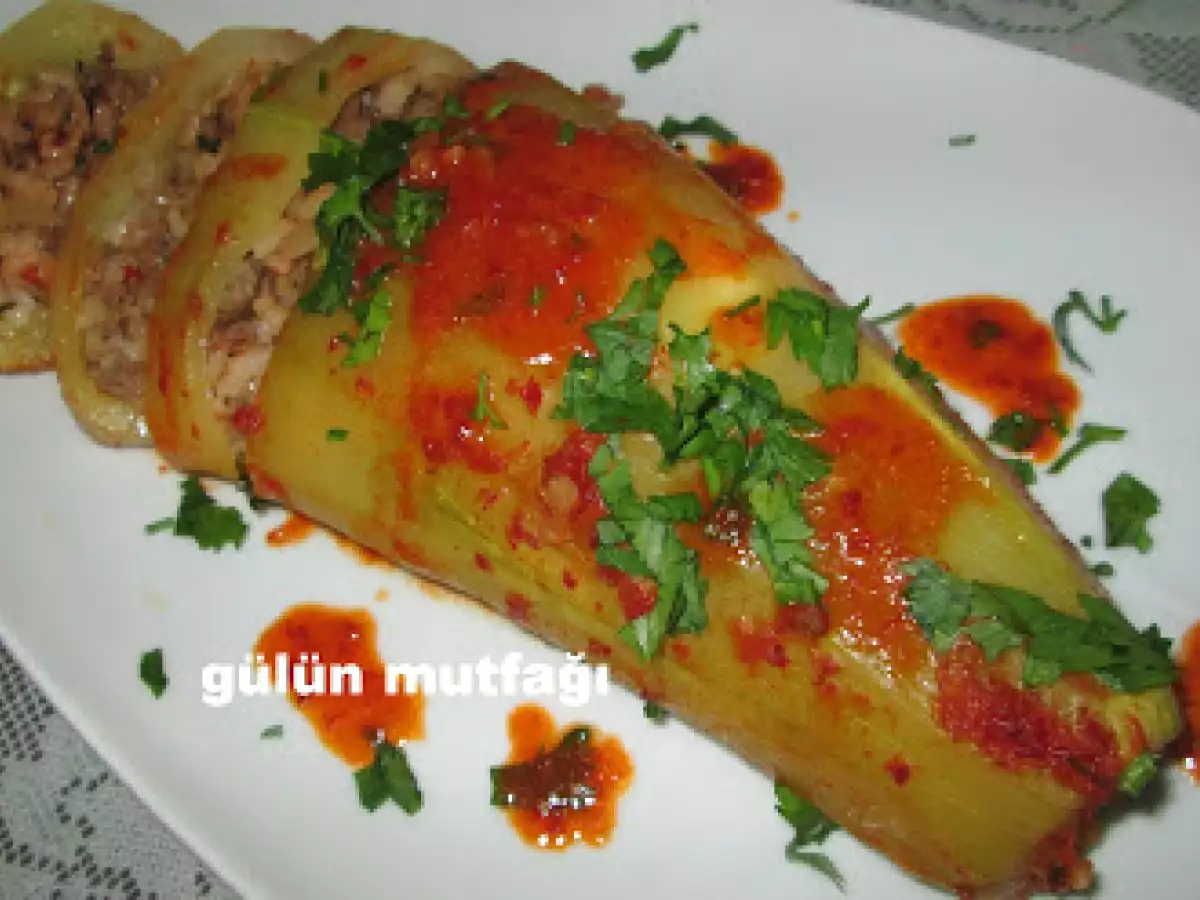 Değişik bir kabak dolması - fotoğraf 2