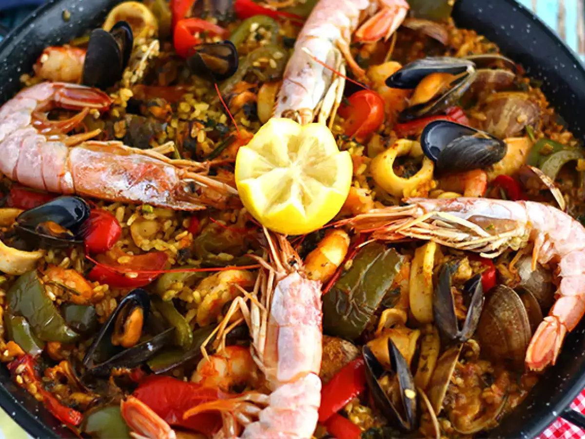Deniz ürünleri paella - fotoğraf 3