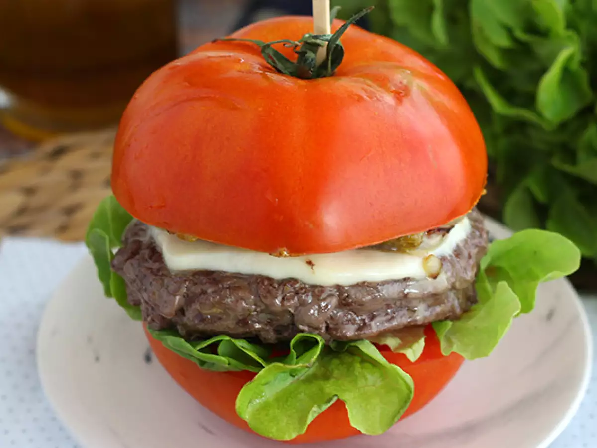 Domatesli burger - fotoğraf 3