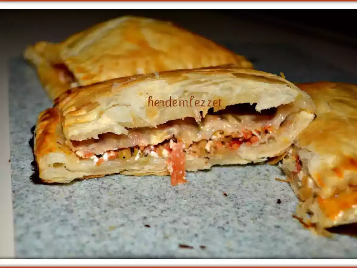 DOMATESLİ ZEYTİNLİ MİLFÖY BÖREĞİ - fotoğraf 2