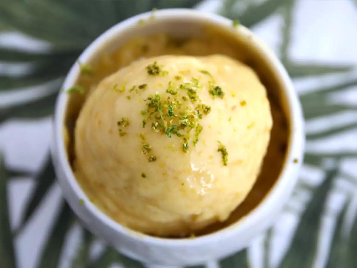 Dondurma makinesi olmadan mango dondurması - fotoğraf 2