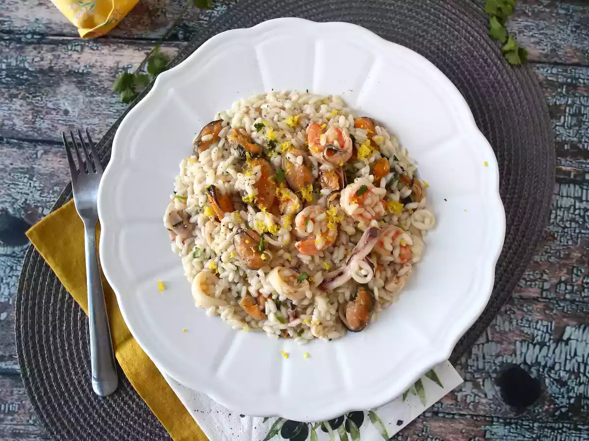 Dondurulmuş deniz mahsullü risotto: hızlı ve lezzetli bir yemek için ideal çözüm - fotoğraf 2