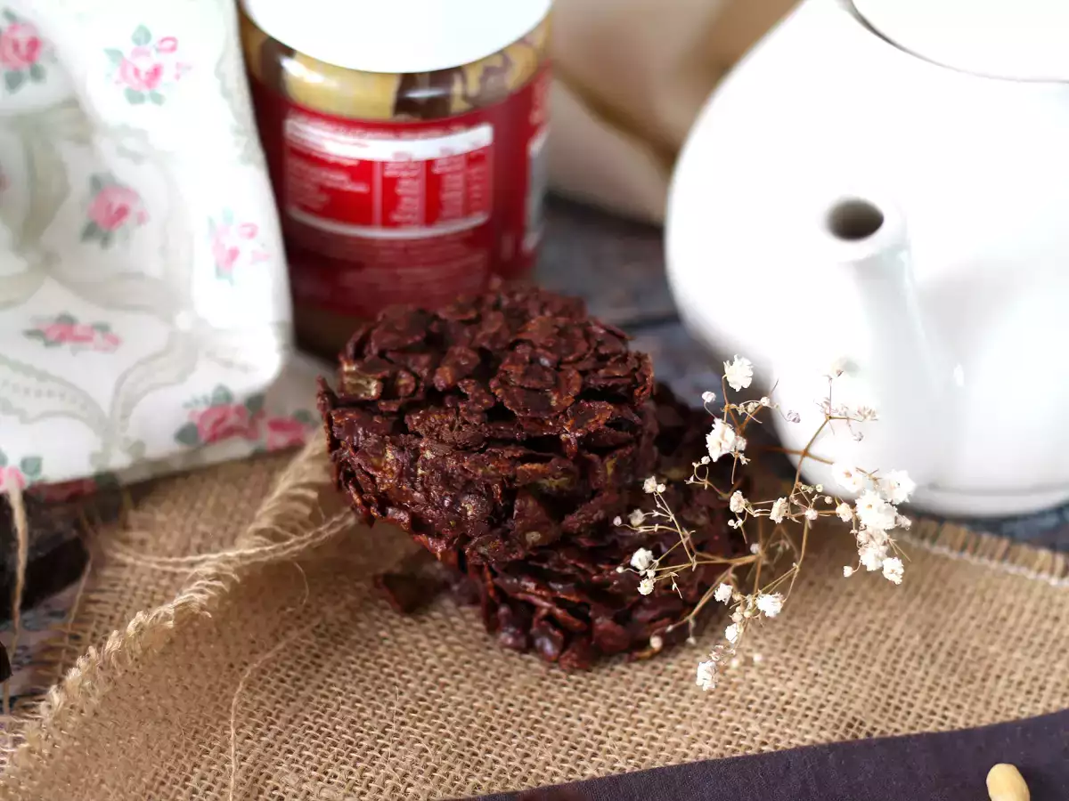 Ekstra çıtır fıstıklı çikolatalı kum gülleri - fotoğraf 3