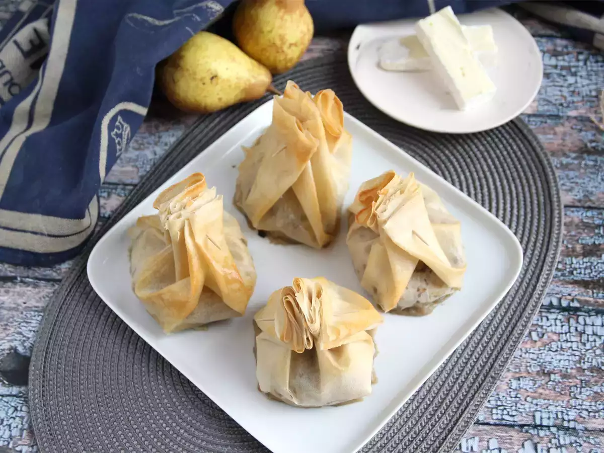 Ekstra Çıtır Mantarlı, Brie Peynirli ve Armutlu Börek Bohçaları - fotoğraf 2
