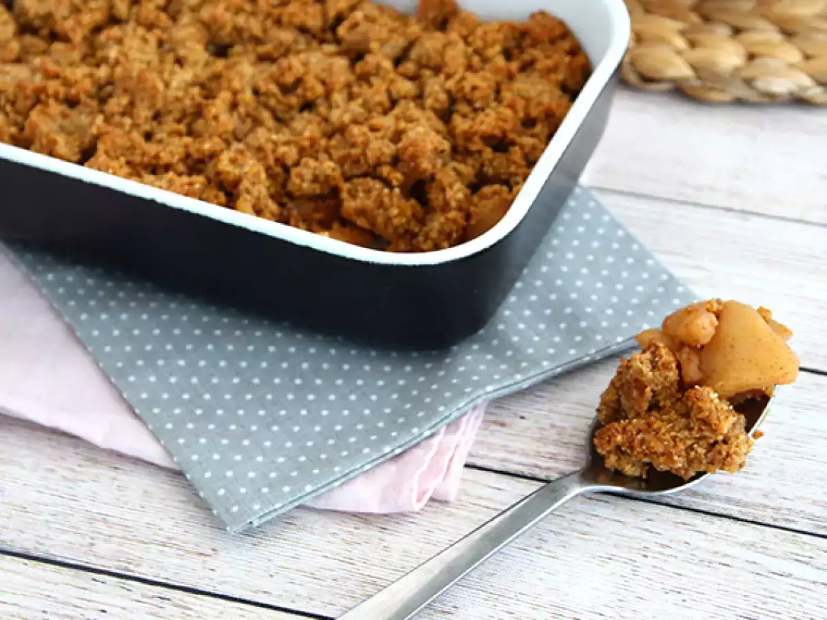 Elmalı crumble (vegan ve glütensiz) - fotoğraf 2