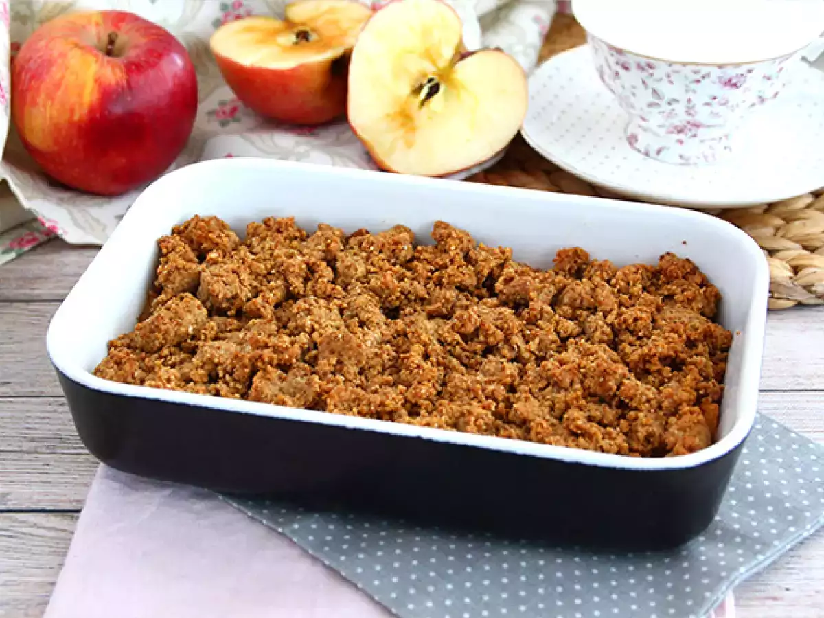 Elmalı crumble (vegan ve glütensiz) - fotoğraf 3
