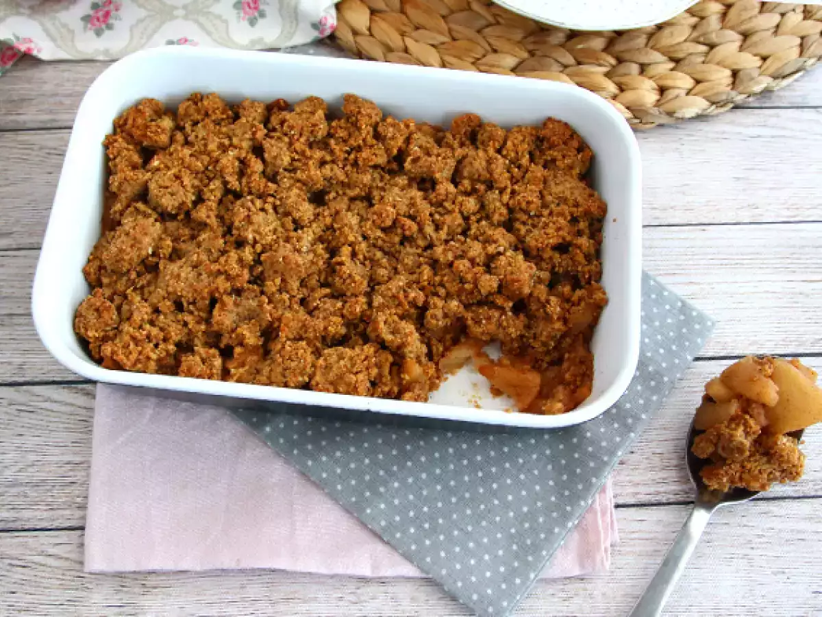 Elmalı crumble (vegan ve glütensiz) - fotoğraf 4