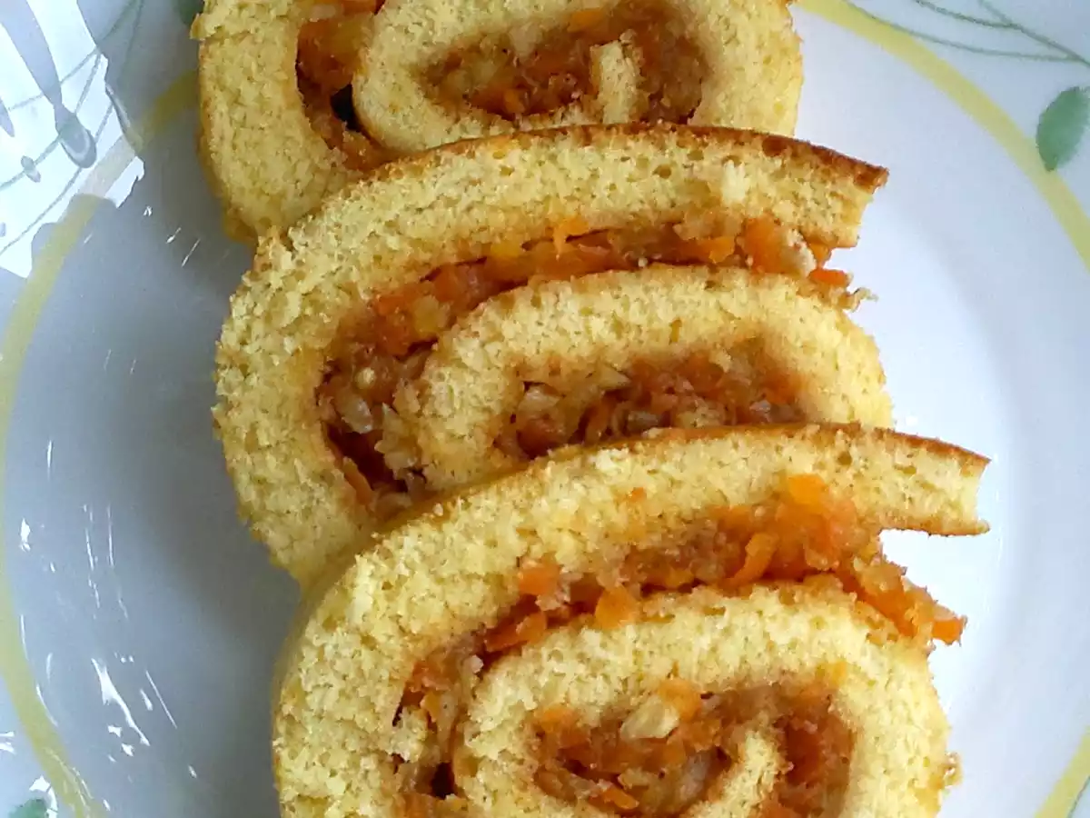 Elmalı Rulo Kek/Pasta