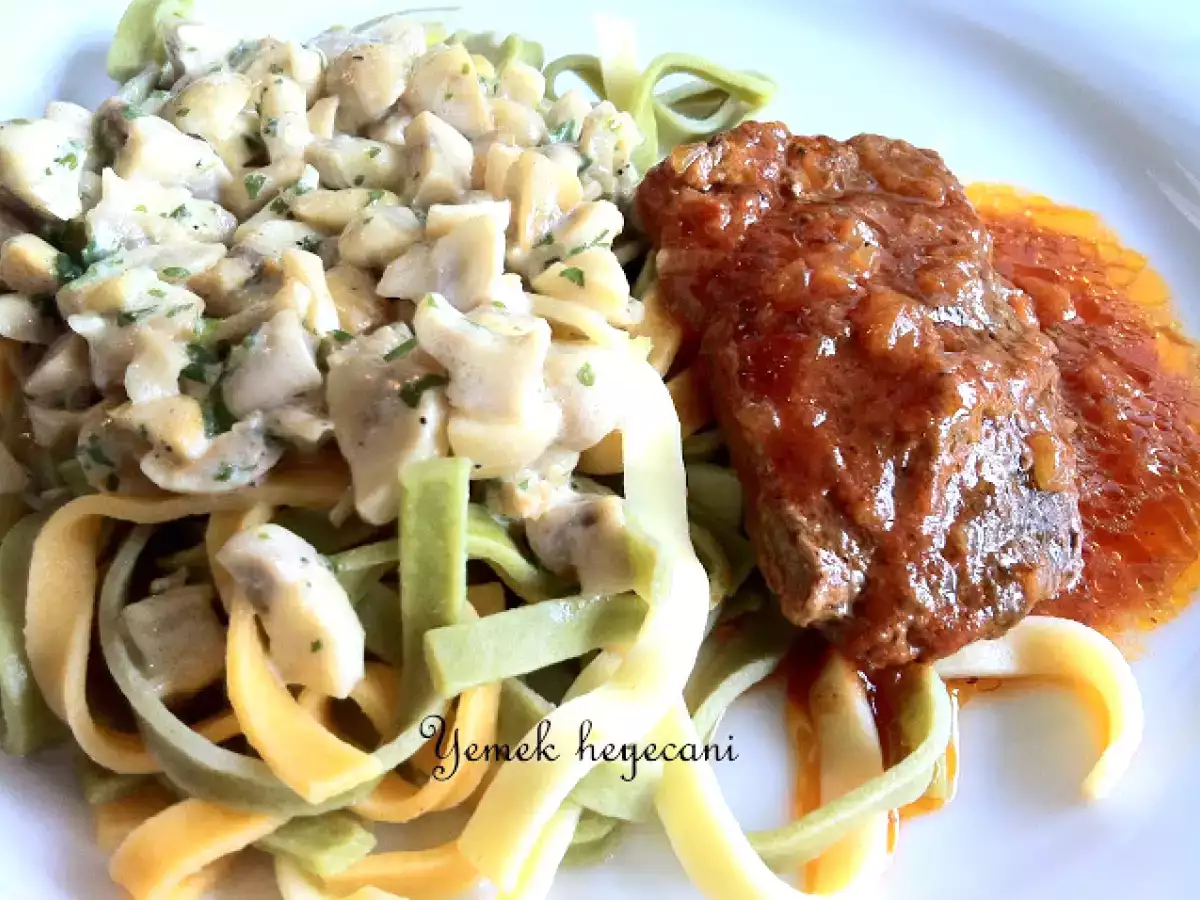 Et eșliĝinde fettuccine
