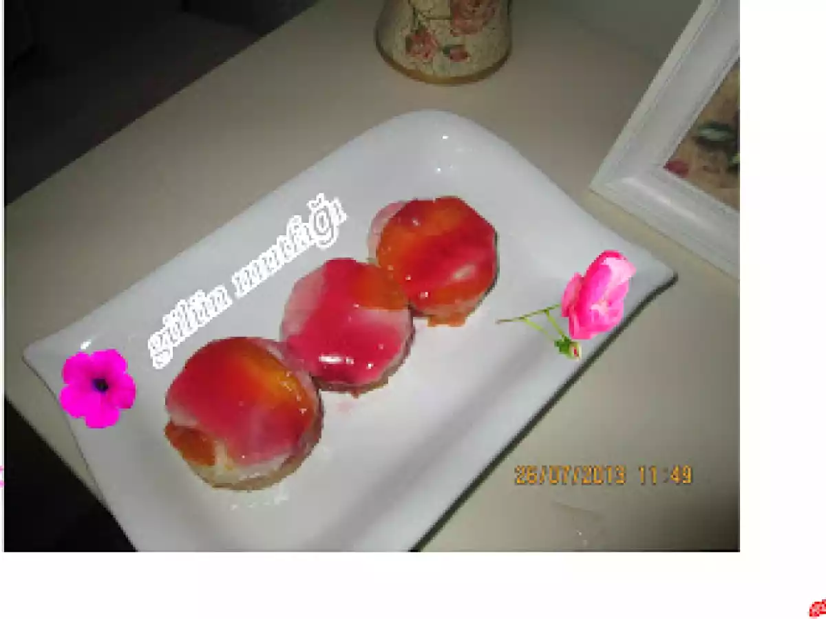 Etimek, vişne şeftali, karemel li tavuk göğsü - fotoğraf 2