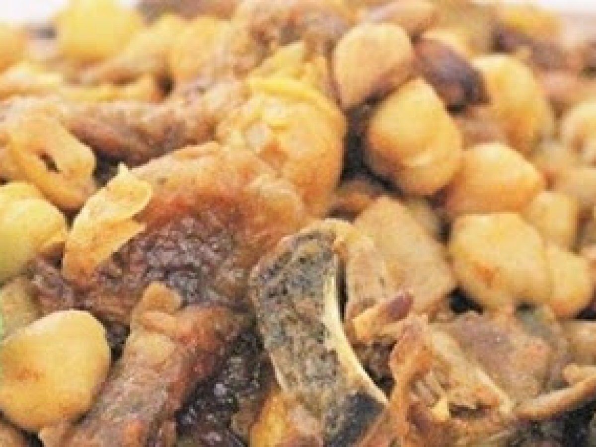 Etli nohut yemeği