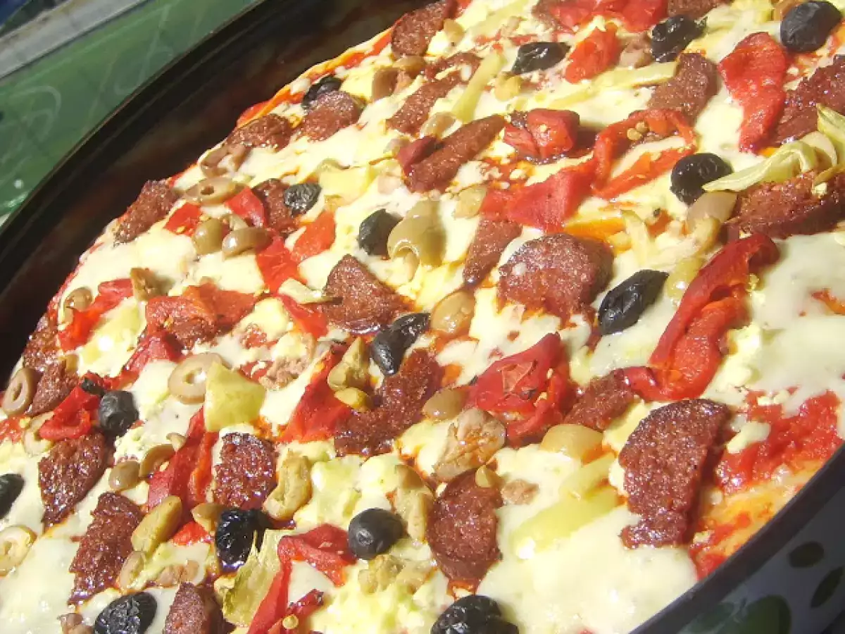 Ev usulü pizza