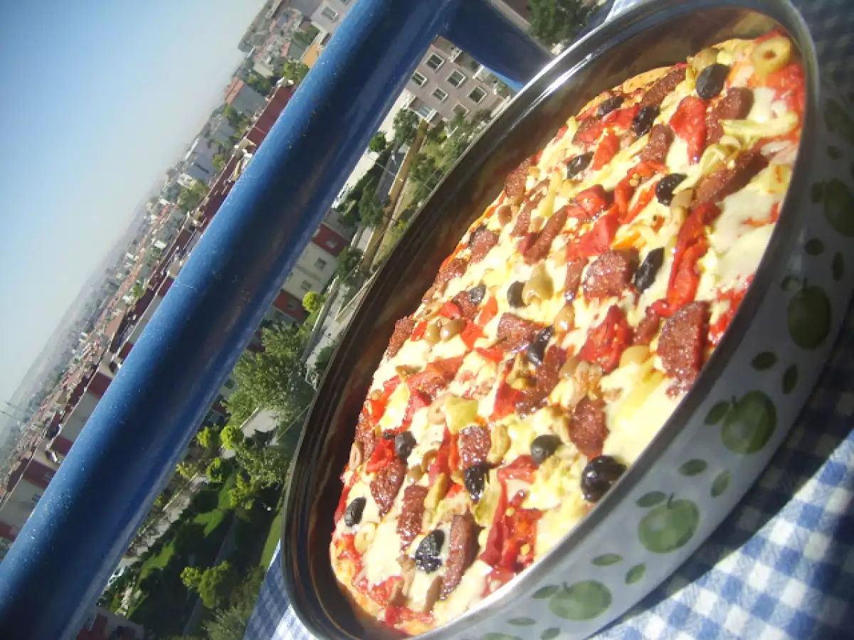 Ev usulü pizza - fotoğraf 3
