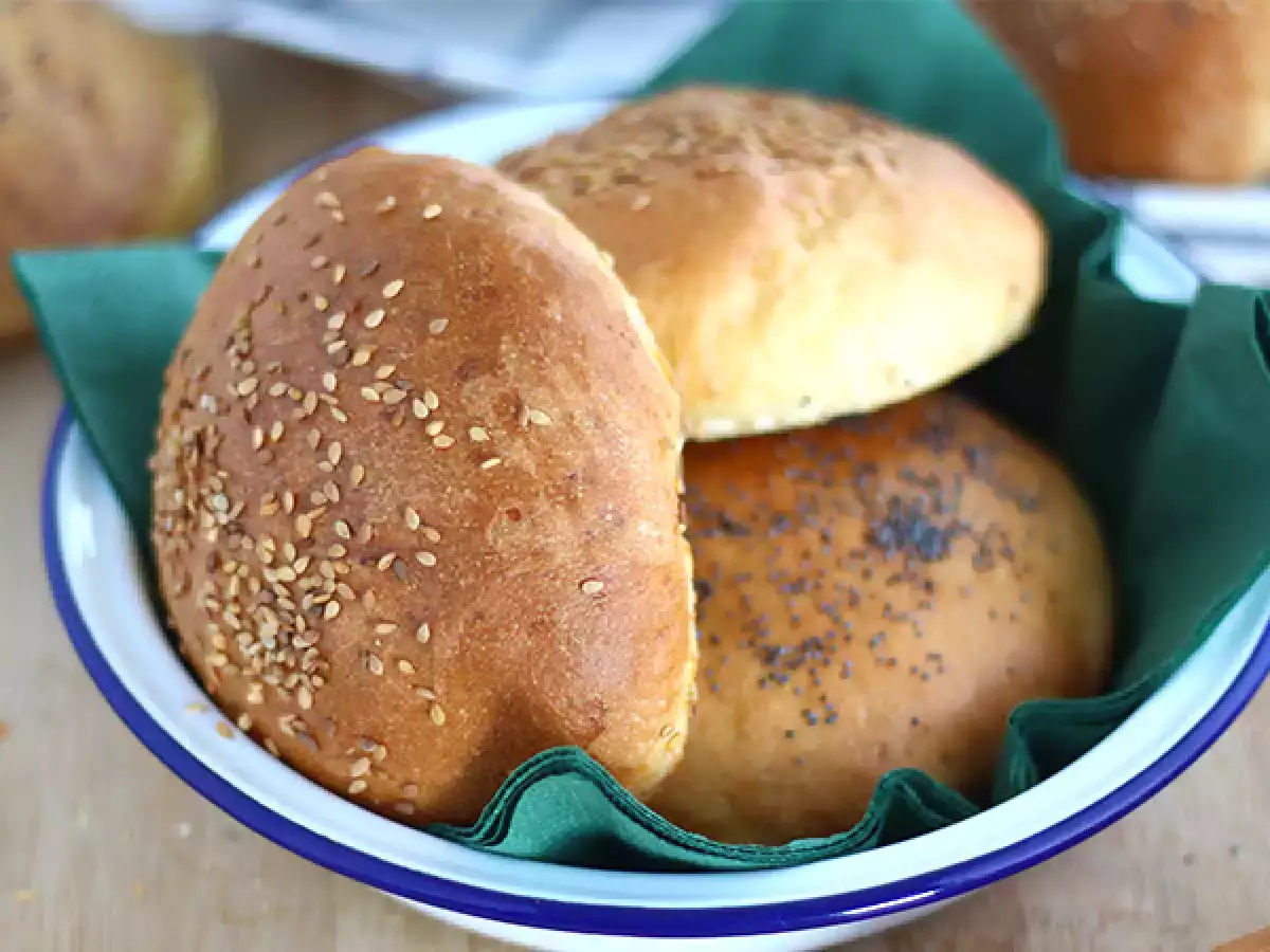 Ev yapımı burger ekmeği - fotoğraf 2