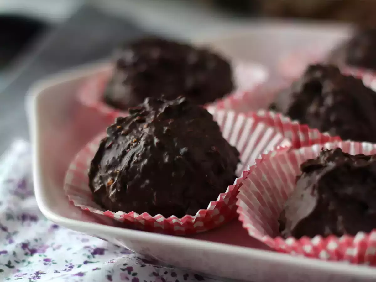 Ev yapımı Ferrero tarzı rochers - fotoğraf 7