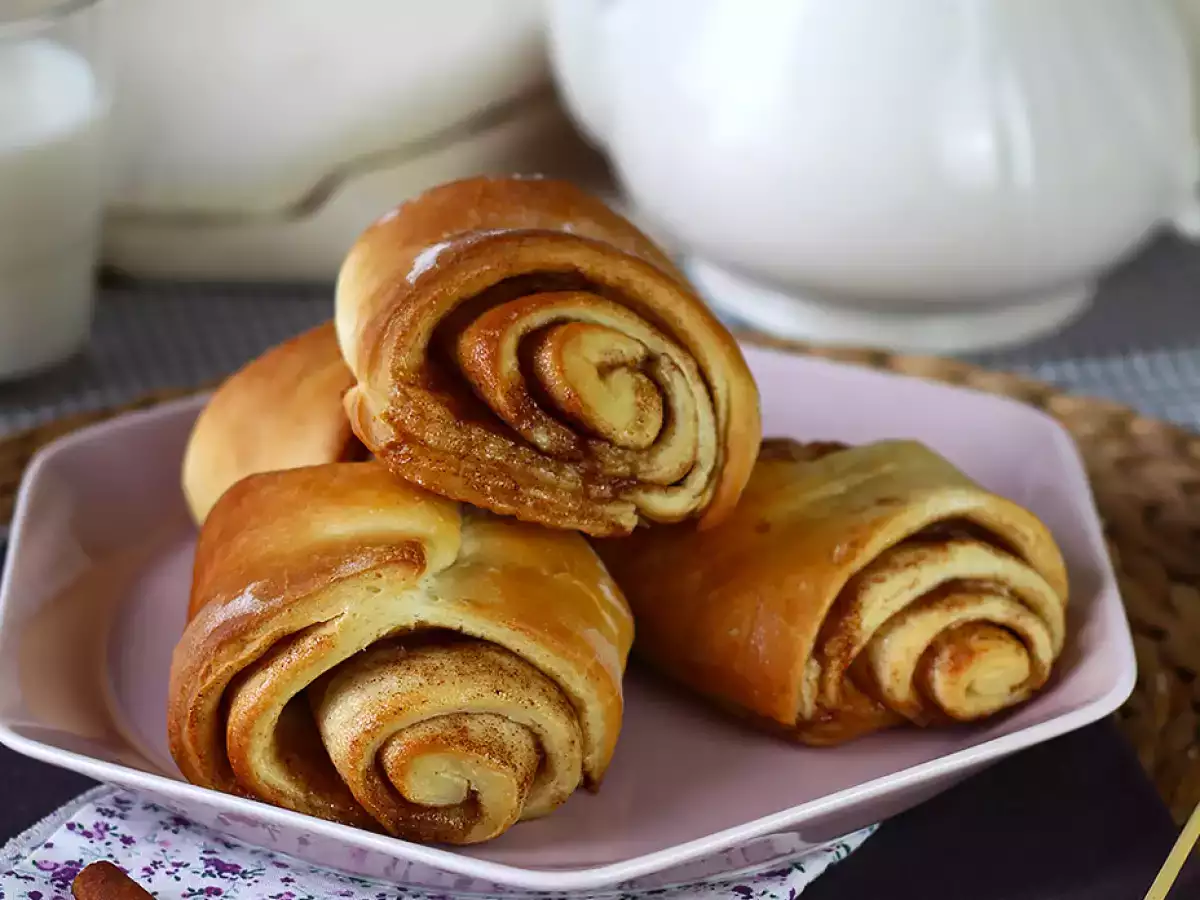 Ev Yapımı Franzbrötchen (Alman Tarçınlı Çöreği)