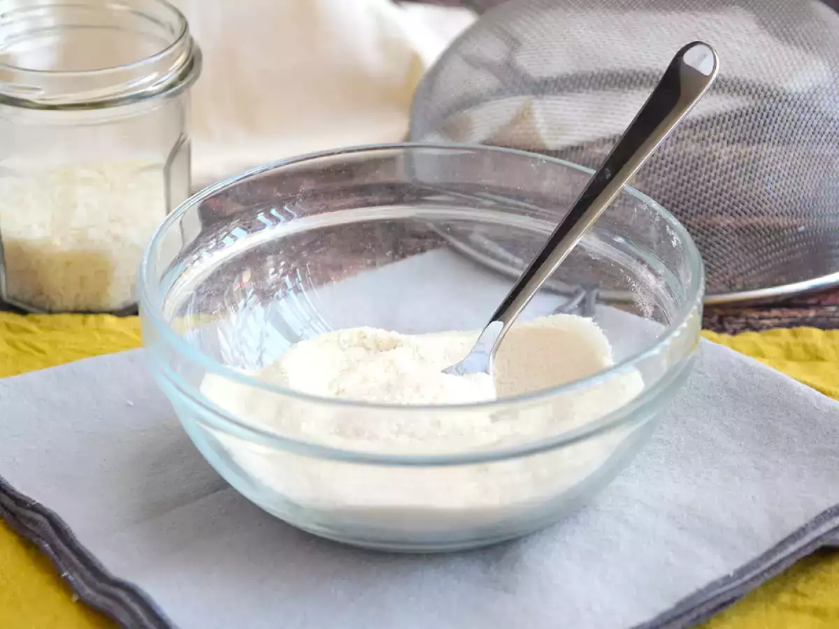 Ev yapımı pirinç unu (glutensiz)