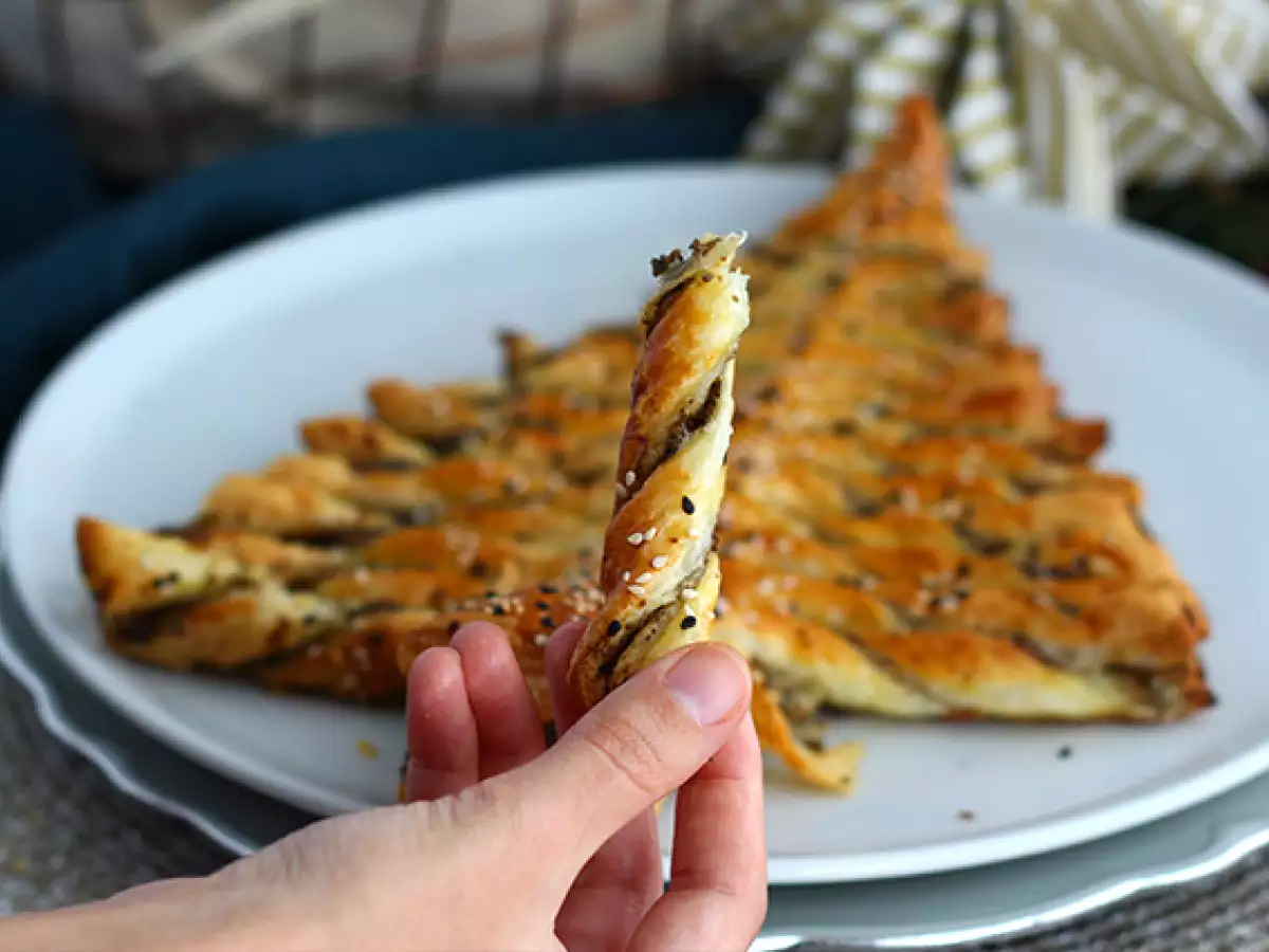 Ev yapımı tapenade ile puf böreği - fotoğraf 2