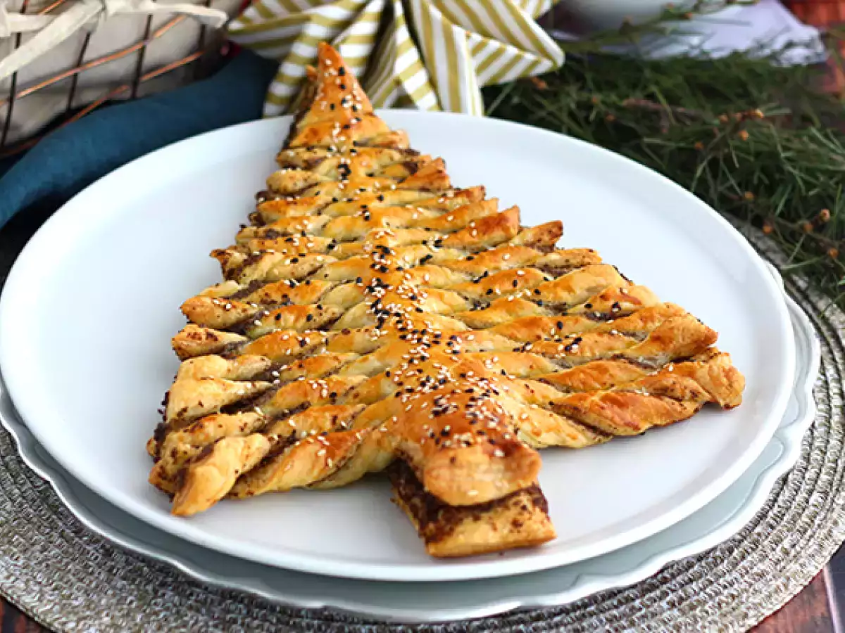 Ev yapımı tapenade ile puf böreği - fotoğraf 3