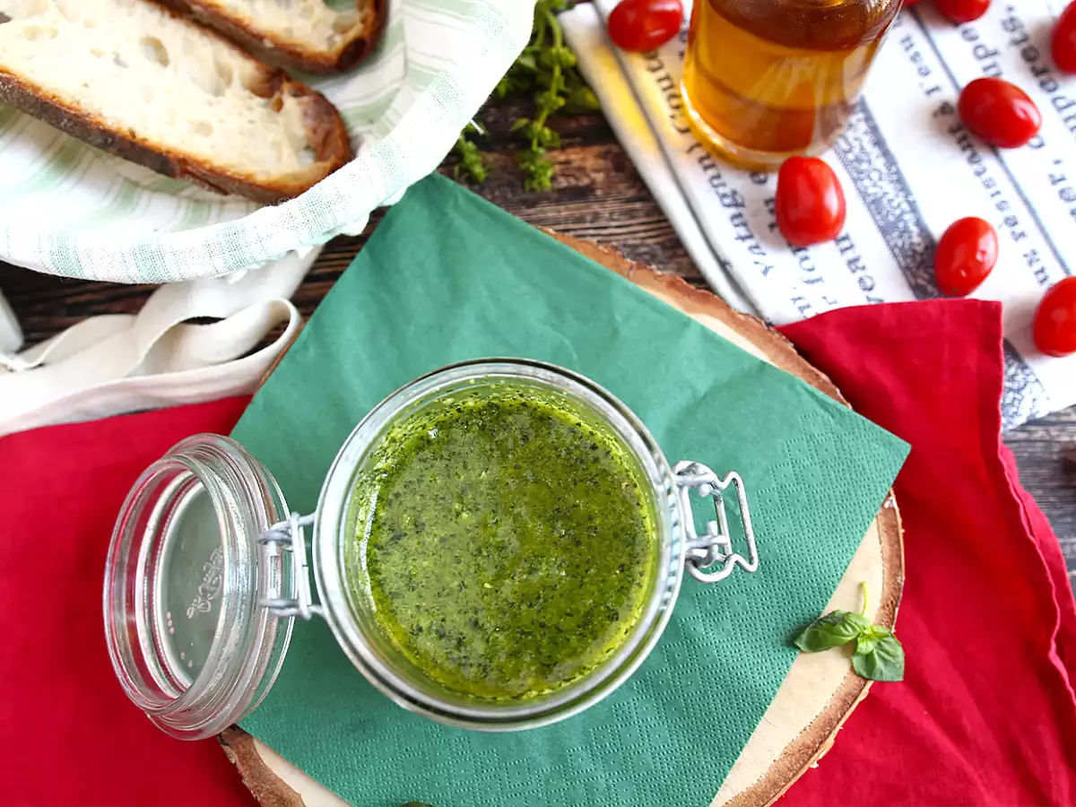 Ev yapımı yeşil pesto - pesto alla genovese - fotoğraf 4