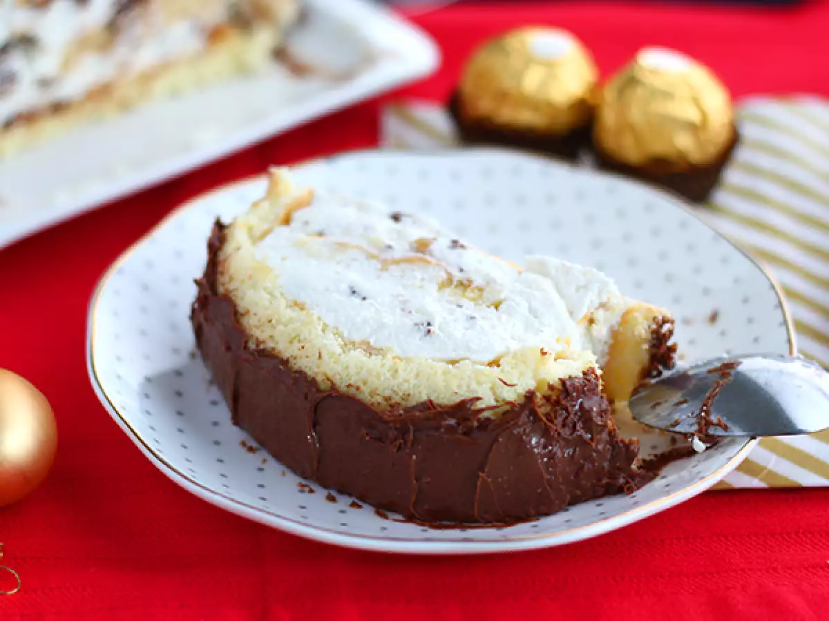 Ferrero Rocher’lı Yılbaşı Kütük Pastası - fotoğraf 4