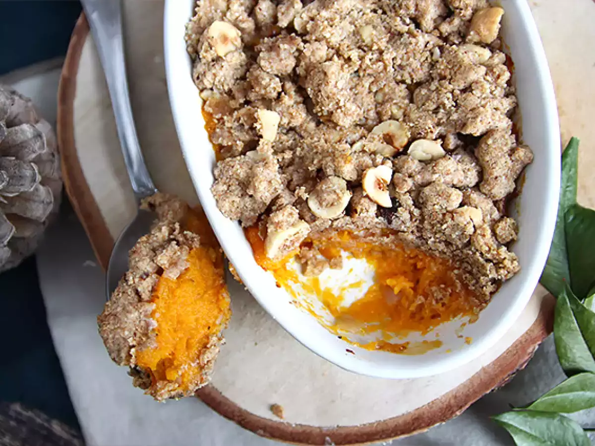 Fındıklı balkabağı crumble