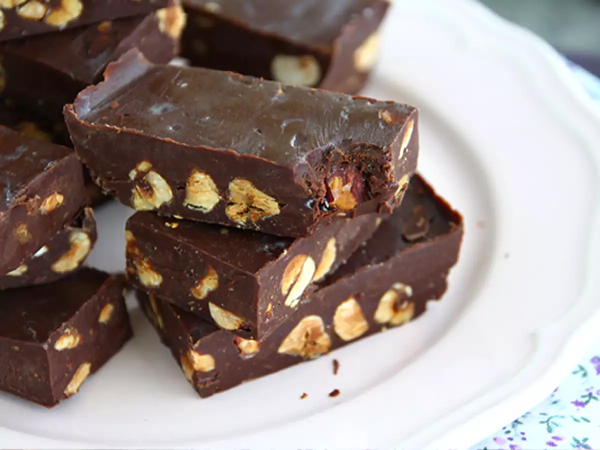 Fındıklı Fudge - Çikolatalı ve Fındıklı Kareler - fotoğraf 4