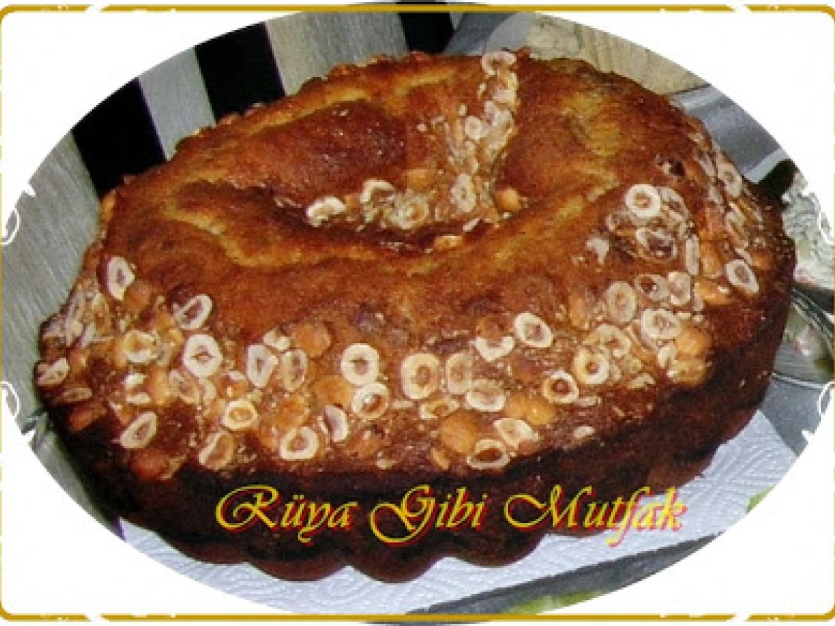 Fındıklı-Kakaolu-Üzümlü Kek
