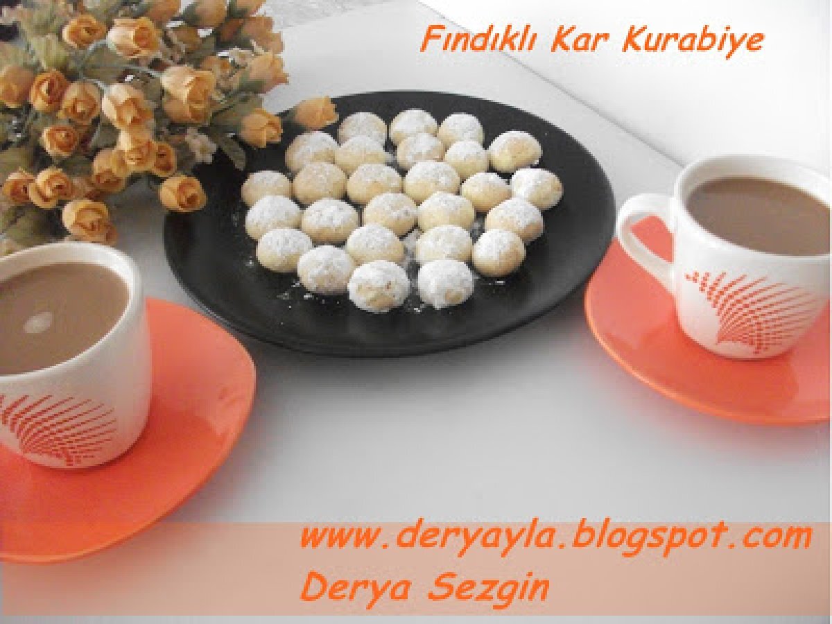 Fındıklı Kar Kurabiye ve Teşekkürler Keramika Seramik