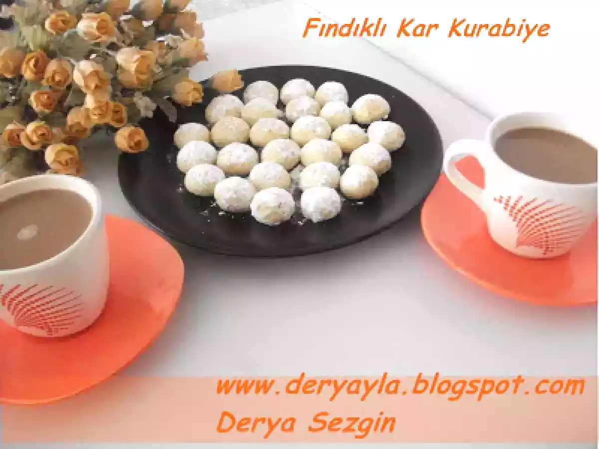 Fındıklı Kar Kurabiye ve Teşekkürler Keramika Seramik