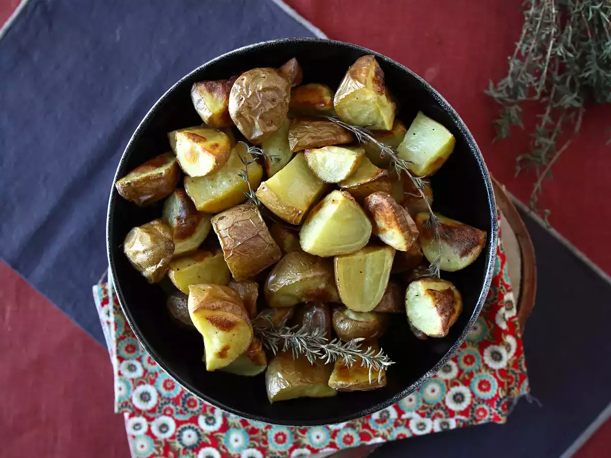 Fırında kızarmış patates, klasik ve kolay tarif - fotoğraf 5