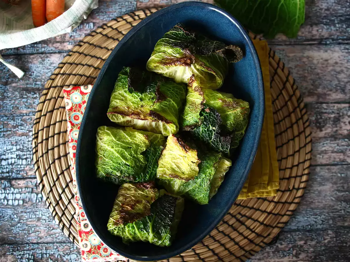 Fırında lahana dolması (Bu sebzeyi herkese sevdirmek için!) - fotoğraf 5