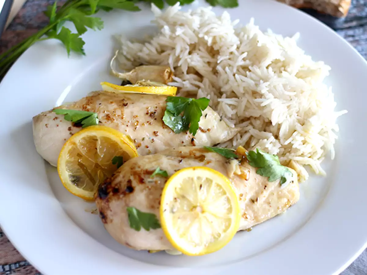 Fırında limonlu tavuk - fotoğraf 2