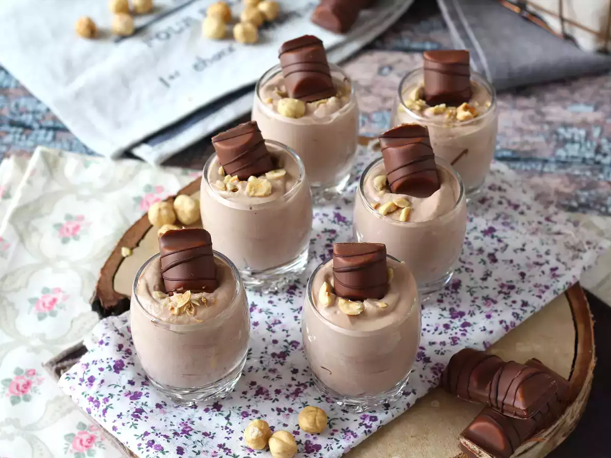 Fırında pişmeyen, süper lezzetli Kinder Bueno verrines