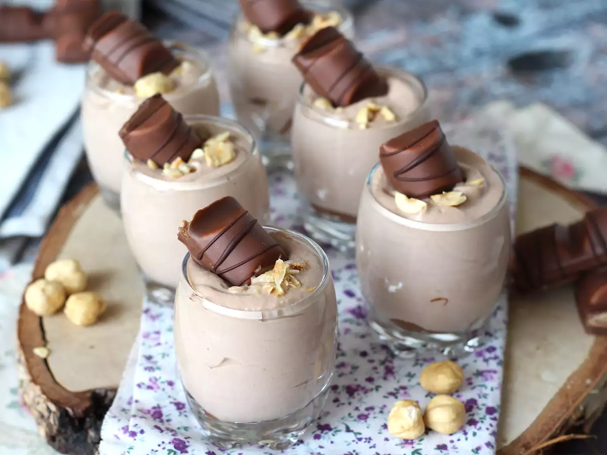 Fırında pişmeyen, süper lezzetli Kinder Bueno verrines - fotoğraf 6