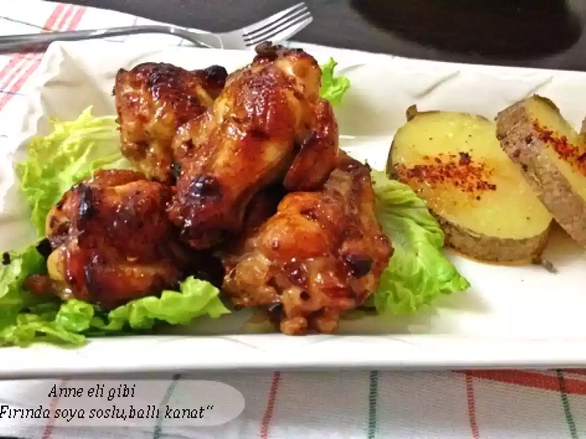 Fırında Soya Soslu, Ballı Kanat