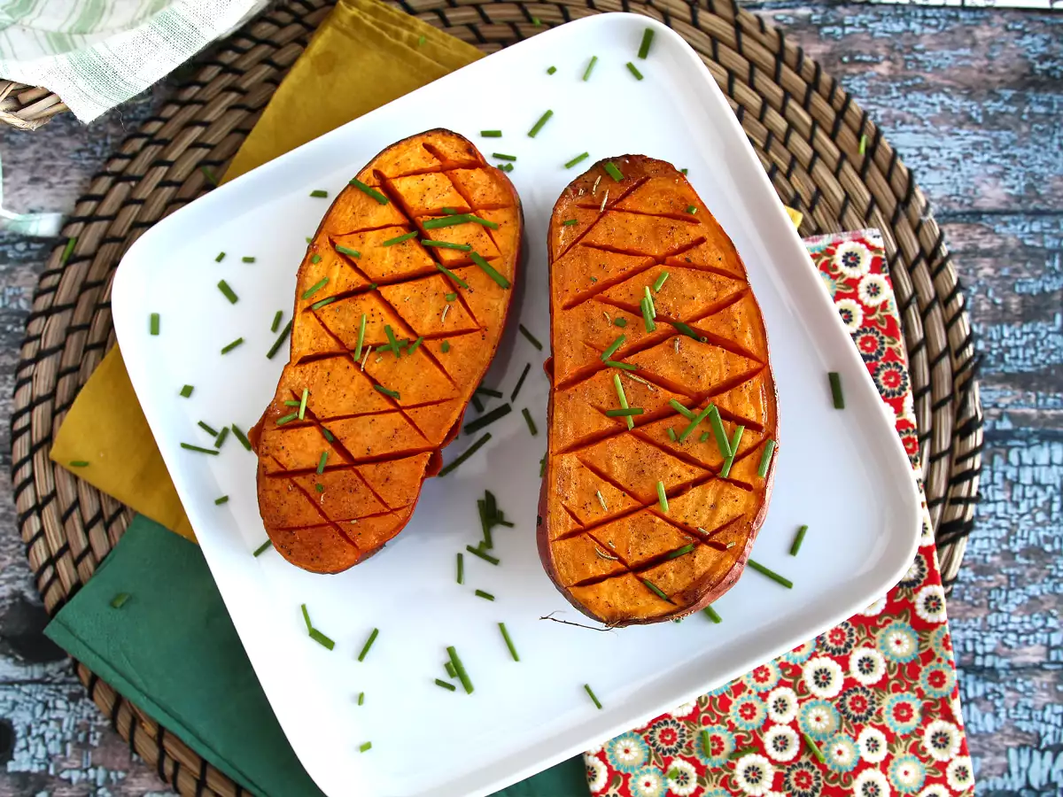 Fırında tatlı patates - fotoğraf 5