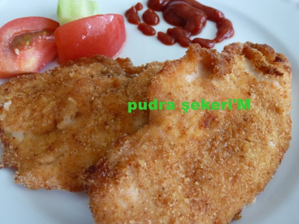 Fırında Tavuk Şinitzel