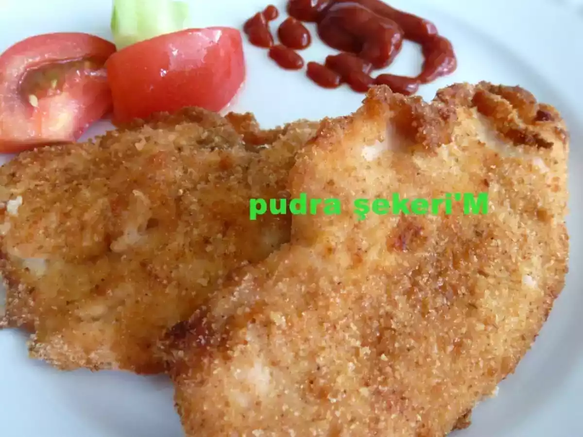 Fırında Tavuk Şinitzel